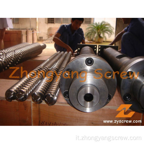 Jwell Parallel Twin Screw e Barrel per PVC